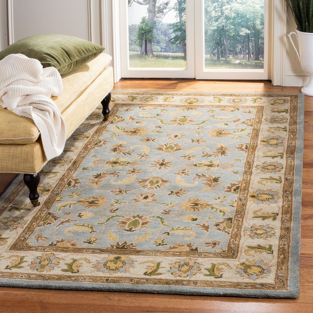 SAFAVIEH Handmade Heritage Turtoise Traditional Oriental Wool Rug