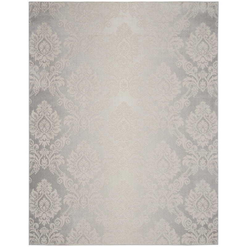 Hobe Power Loomed Distressed Non Skid Low Pile Area Rug By HomeRoots - 144' X '108' X '0.25