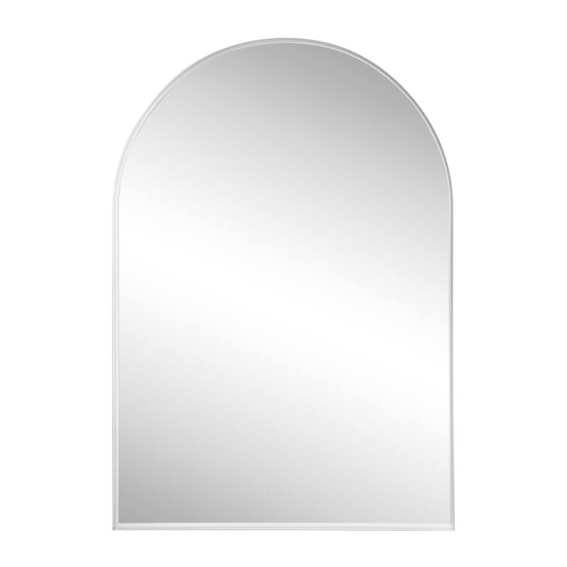 JONATHAN Y Elodie Arched Metal Framed Wall Mounted Mirror