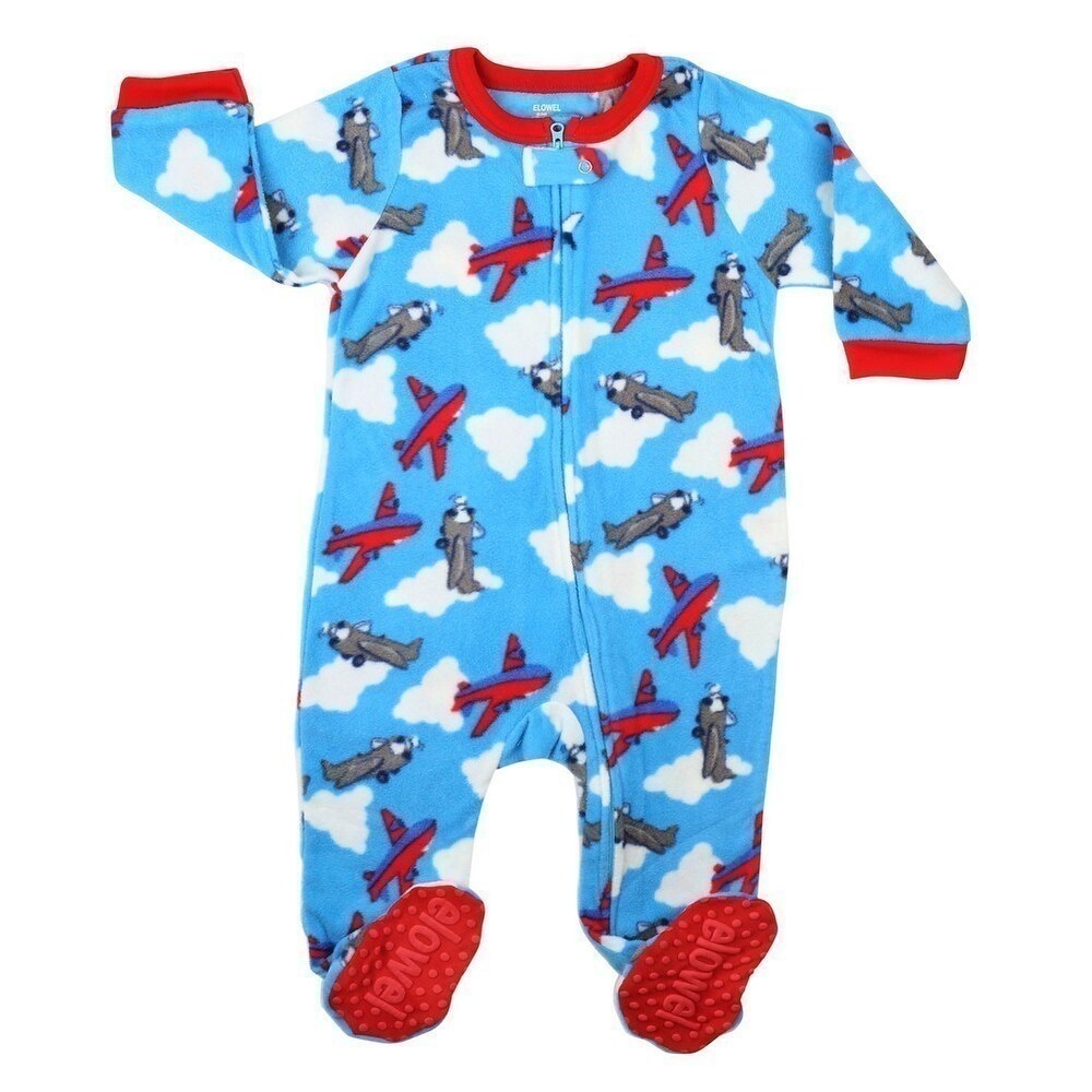 Happy Cherry Kids Plush Fleece Bathrobe Shawl Collar Sleepwear For