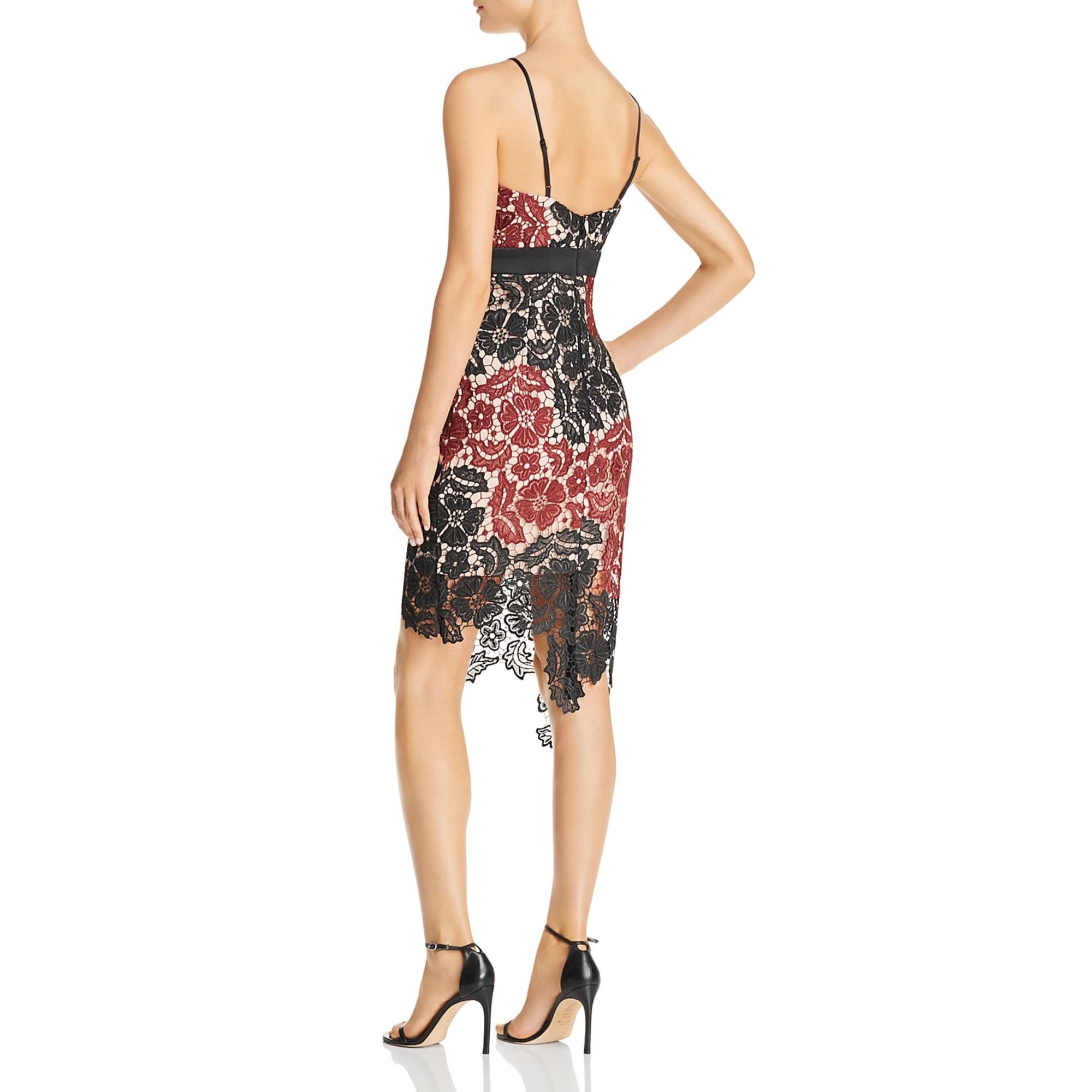 bardot floral party dress