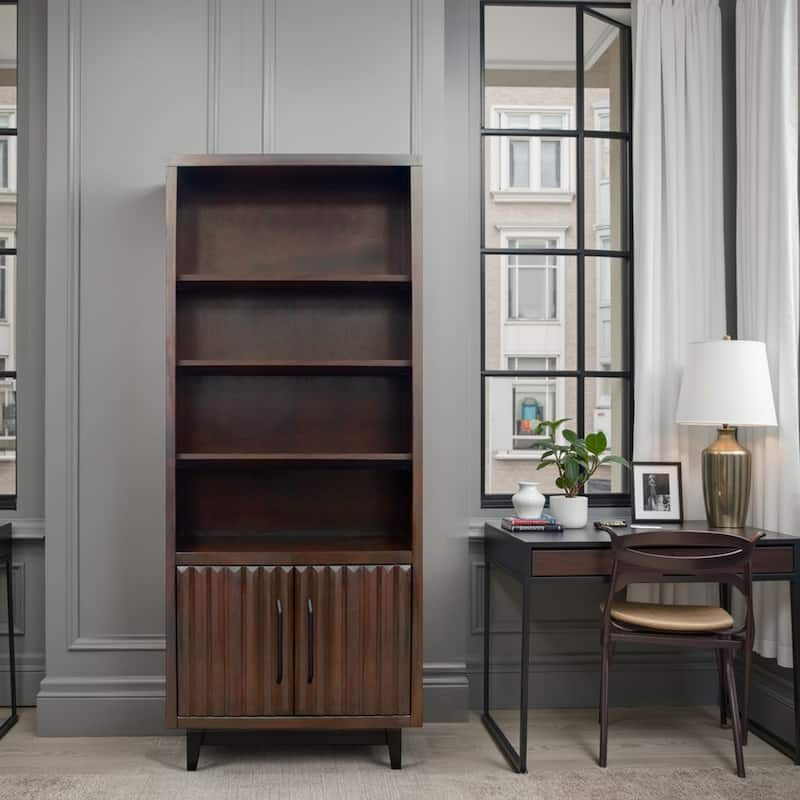 Bridgevine Home Radiance 78 inch High Bookcase Pier, No Assembly Required