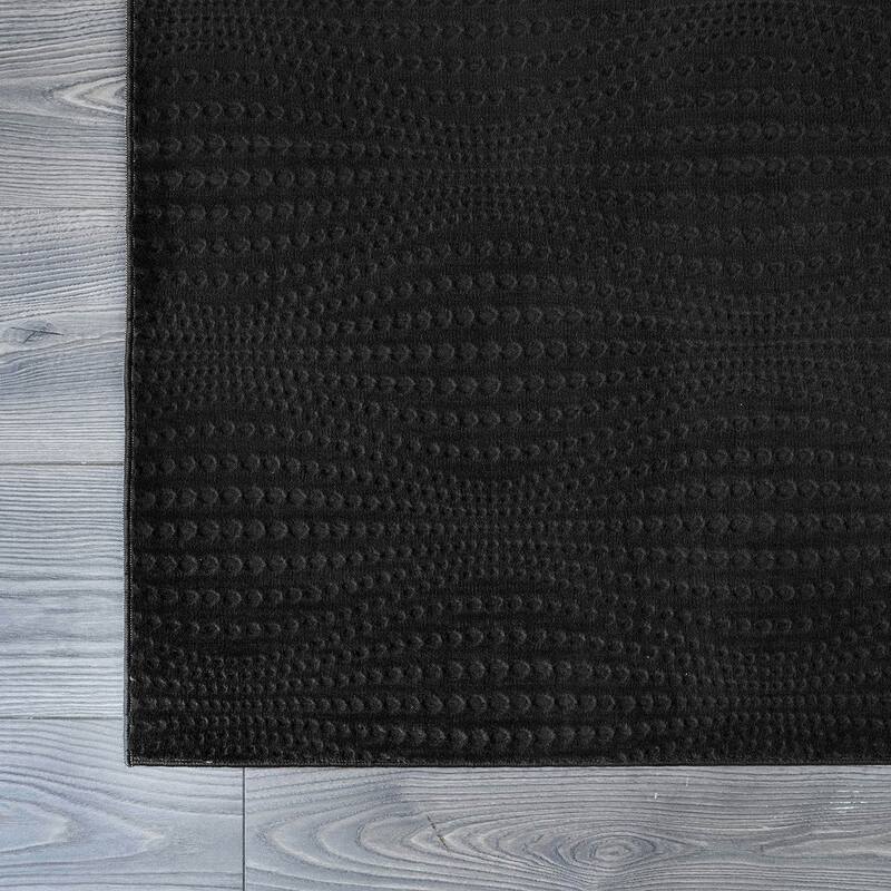 Beverly Rug Serenity Solid Modern Non Slip Soft Indoor Area Rug