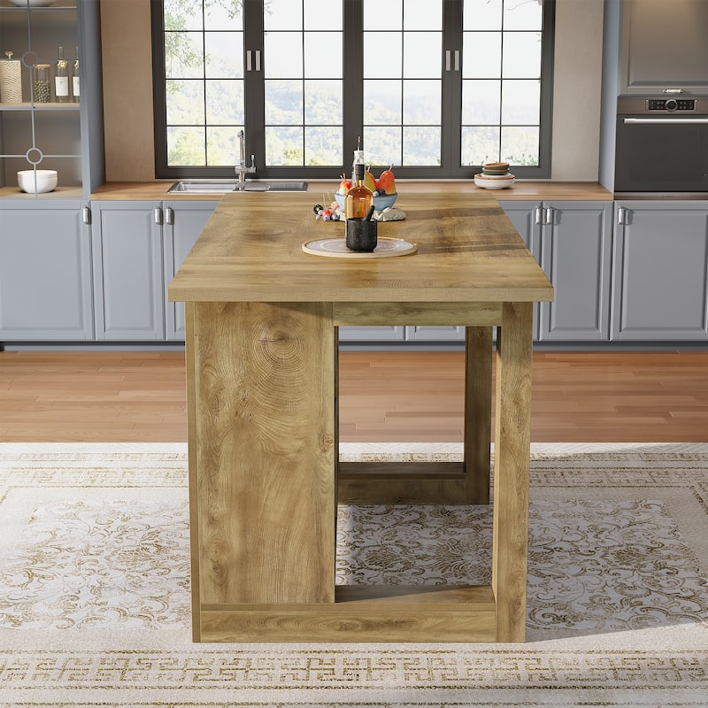 63" Island Table with Extra Large Worktop