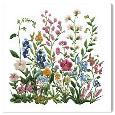 Wildflower Patch I Canvas by Art Remedy, Gallery Wrapped