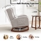 preview thumbnail 86 of 89, HOMYKA Teddy Nursery Rocking Chairs with Foot Rest