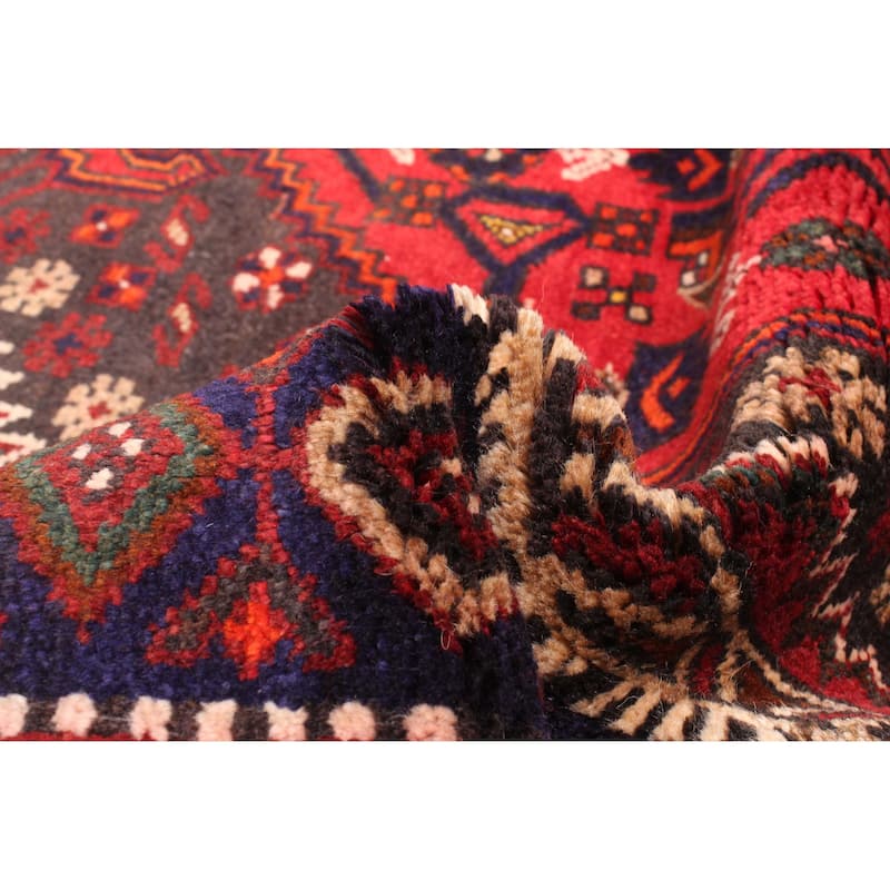 ECARPETGALLERY Hand-knotted Anadol Red Wool Rug - 4'6 x 6'11