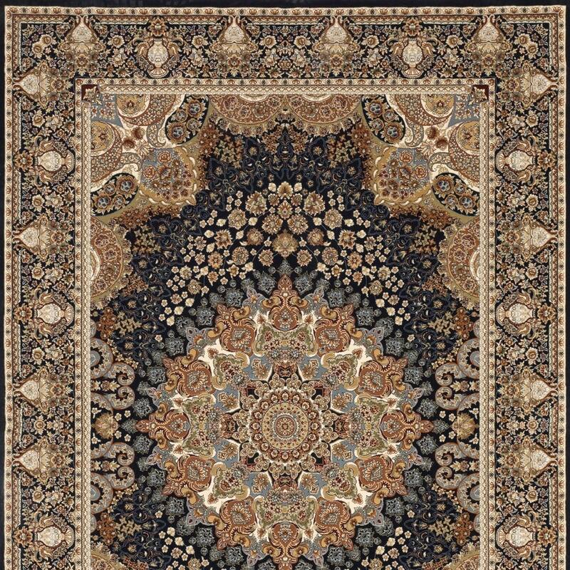 HomeRootsMedallion Traditional Rectangle Area Rug