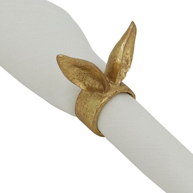 Napkin Rings With Bunny Ears Design (Set of 4)