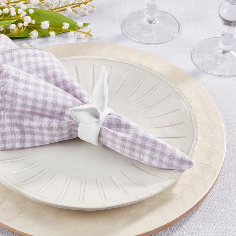 Napkin Rings With Bunny Ears Design (Set of 4)