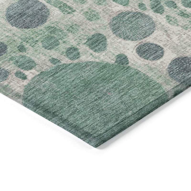 HomeRoots Geometric Transitional Rectangle Outdoor Rug