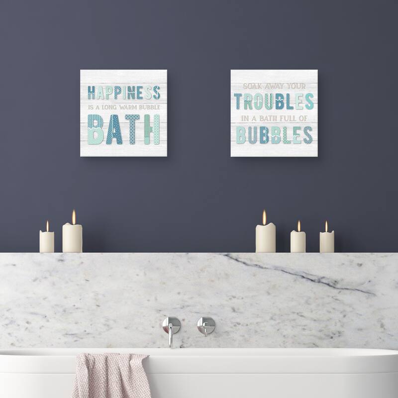Bubble Bath by CAD Designs Canvas Art Prints