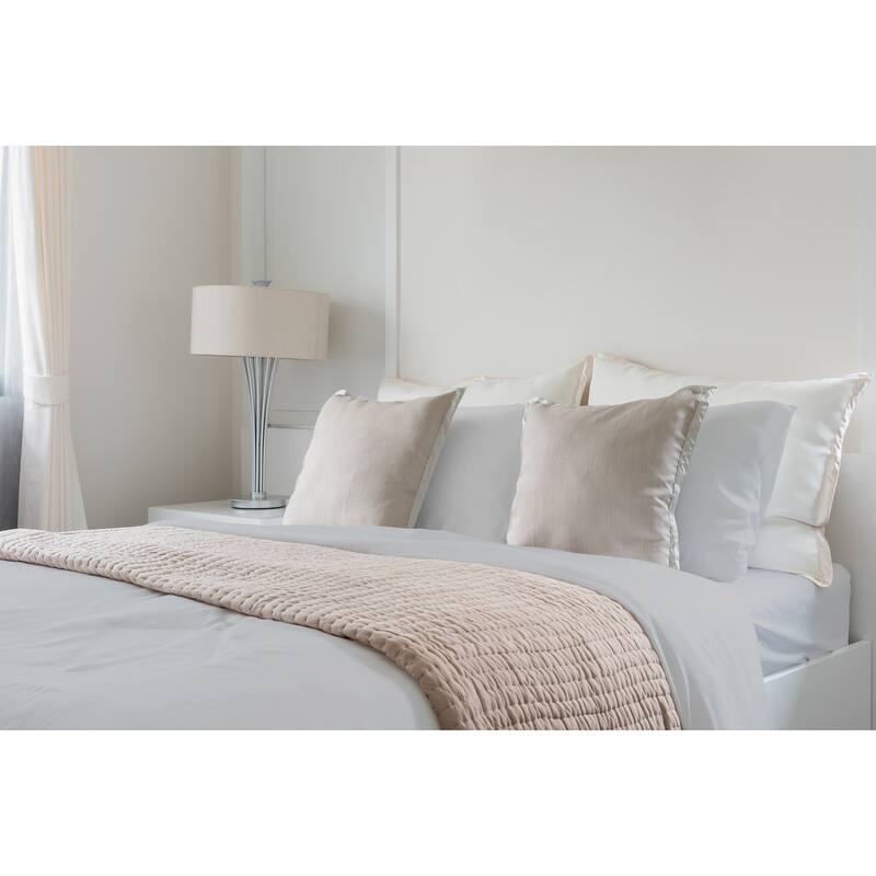 2-Piece Pillowcase Set, 100% Bamboo Breathable 320 Thread Count Pillow Case