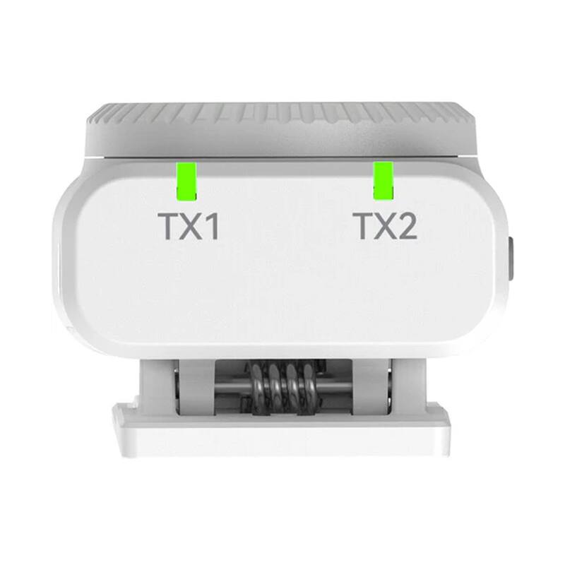 Hollyland LARK M2 DUO 2-Person Wireless Combo Mic System (2.4 GHz, Ivory White) + Selfie Video Tripod + 16GB MicroSD Card