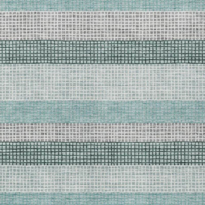 HomeRoots Striped Transitional Rectangle Outdoor Rug