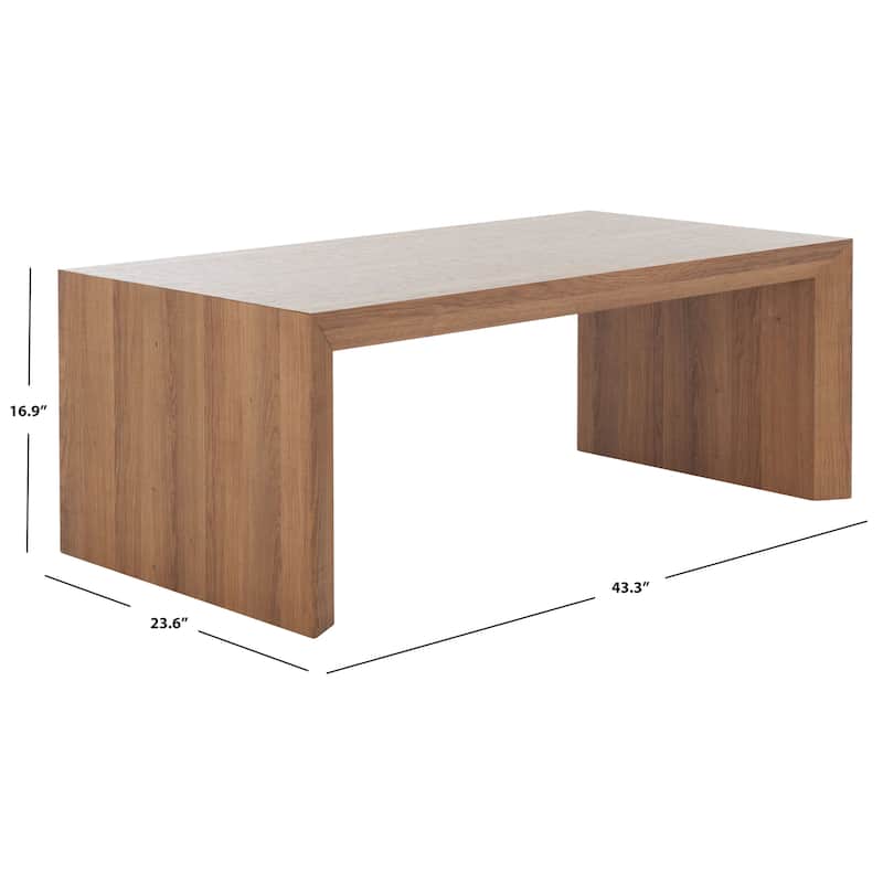 SAFAVIEH Valerie Coffee Table - 43" W x 24" D x 17" H - 43"W x 24"D x 17"H