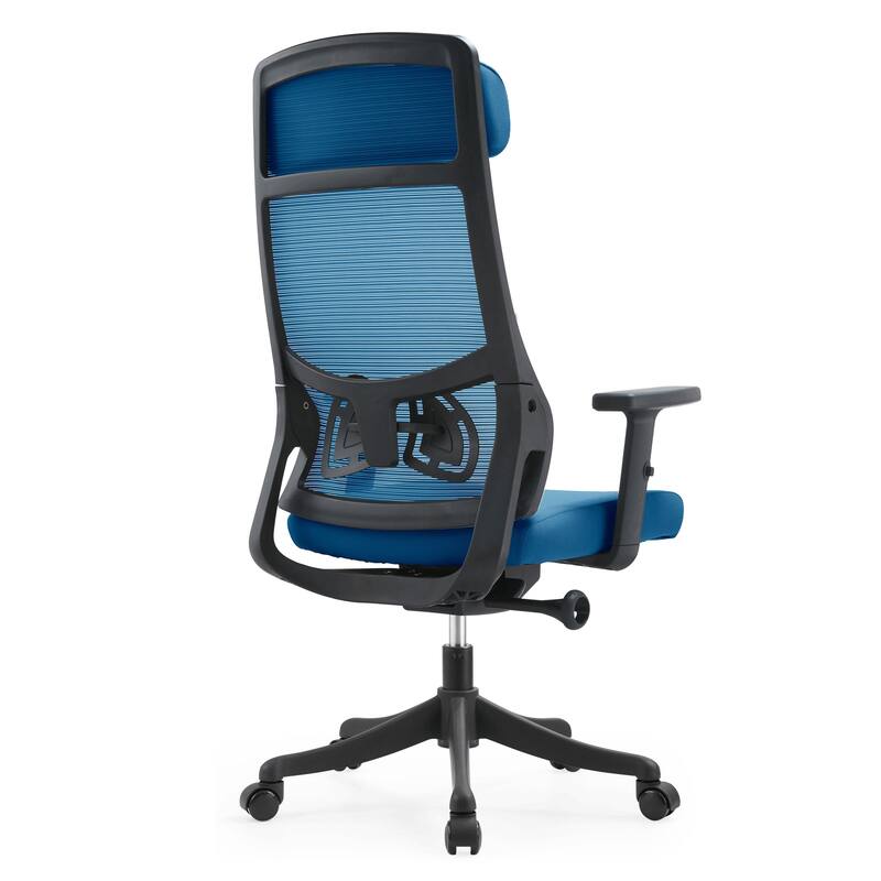 Dale Mesh Back Ergonomic Office Chair with Adjustable Height/Arms Cotton Padded Seat Tilt Swivel for Home Office or Conference