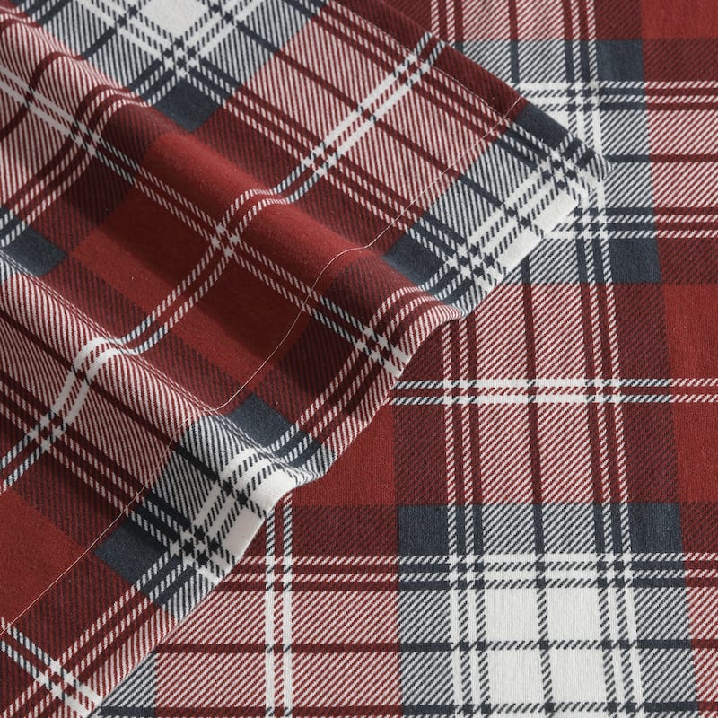 Eddie Bauer Printed Cotton Flannel Sheet Set