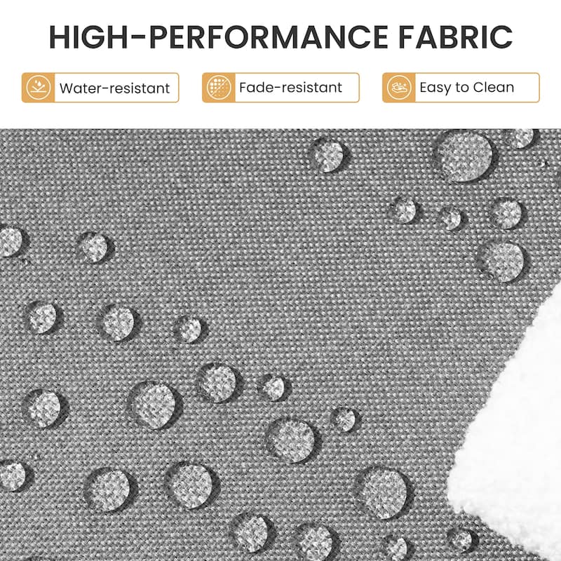 Double Papasan Chair Loveseat with Cushion, All-weather PE Rattan and Metal Frame for Indoor Outdoor