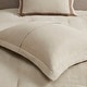 preview thumbnail 9 of 25, Madison Park William 7 Piece Microsuede Comforter Set