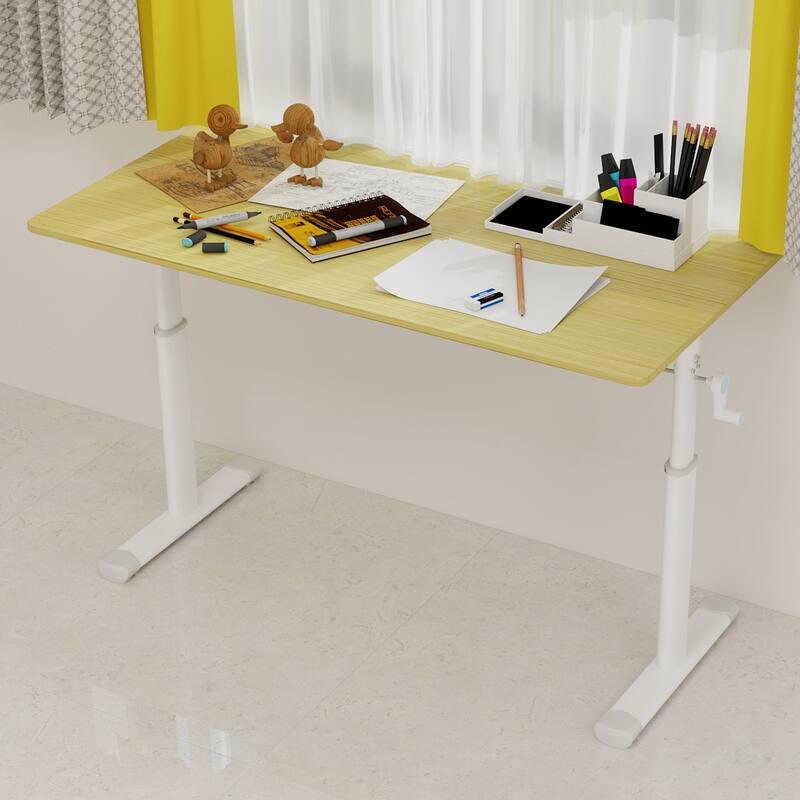 Adjustable compact design study desk suitable for children and adults