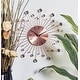 preview thumbnail 17 of 68, Gold / Copper / or Silver Iron Metal Starburst Sun Glam Wall Clock Copper - 15" D