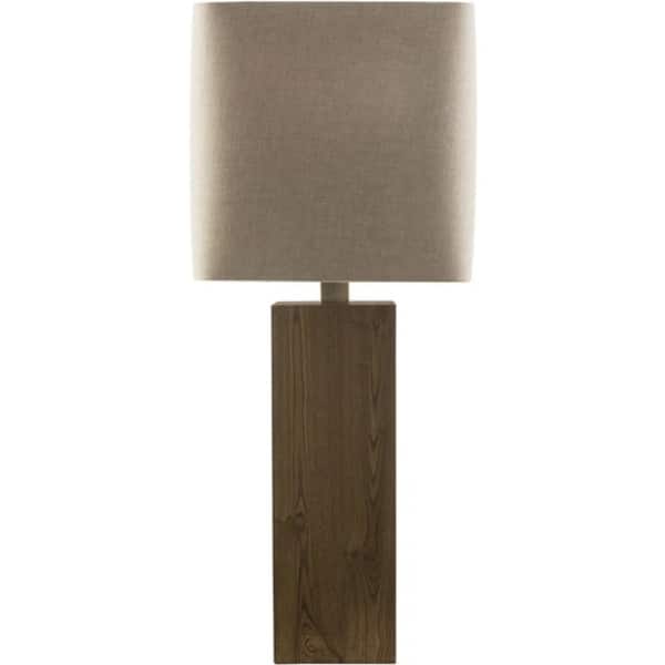 Shop 32 5 Rectangular Wooden Base Table Lamp With Gray Quadratic Retro Shade Overstock 17898254 Burlap table lamp wooden torchere folding wood lamp wood | etsy. overstock com