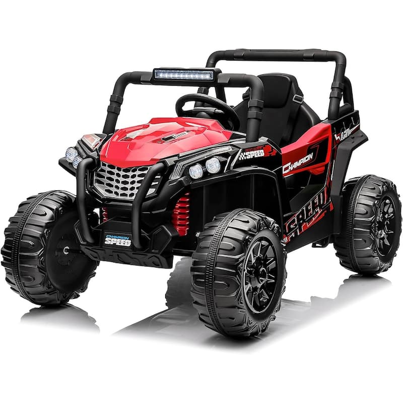 12V Kids Ride On Utv Truck Car w/Parent Remote Control - Red