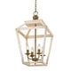 preview thumbnail 1 of 1, Golden Lighting Haiden 4-light Pendant in Burnished Chestnut