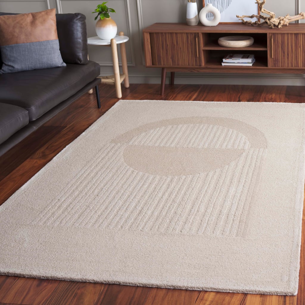SAFAVIEH Handmade Rodeo Drive Nyasia Mid-Century Modern Wool Rug