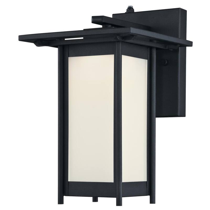 Westinghouse Clarissa One-Light Outdoor Wall Lantern - 1-Light - LED Textured Black
