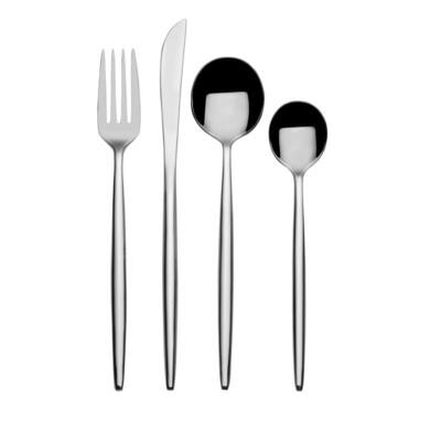 Towle Living Forged Shea 16 Piece Stainless Steel Flatware Set