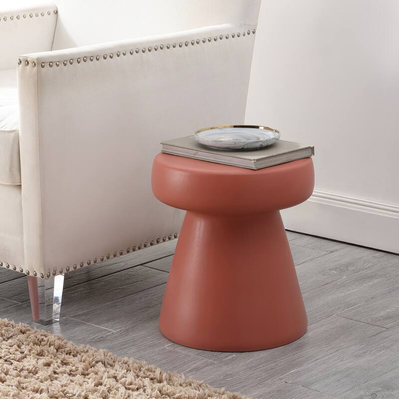 SAFAVIEH Kelsey Ceramic Decorative Garden Stool (Fully Assembled) - Terracotta