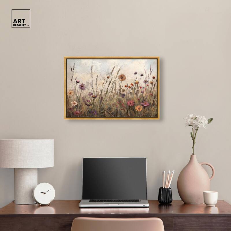 Vintage Blooms II Canvas by Art Remedy