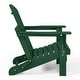 preview thumbnail 5 of 10, Polytrends Laguna Weather Resistant Outdoor Patio Folding Adirondack Chairs (Set of 4)