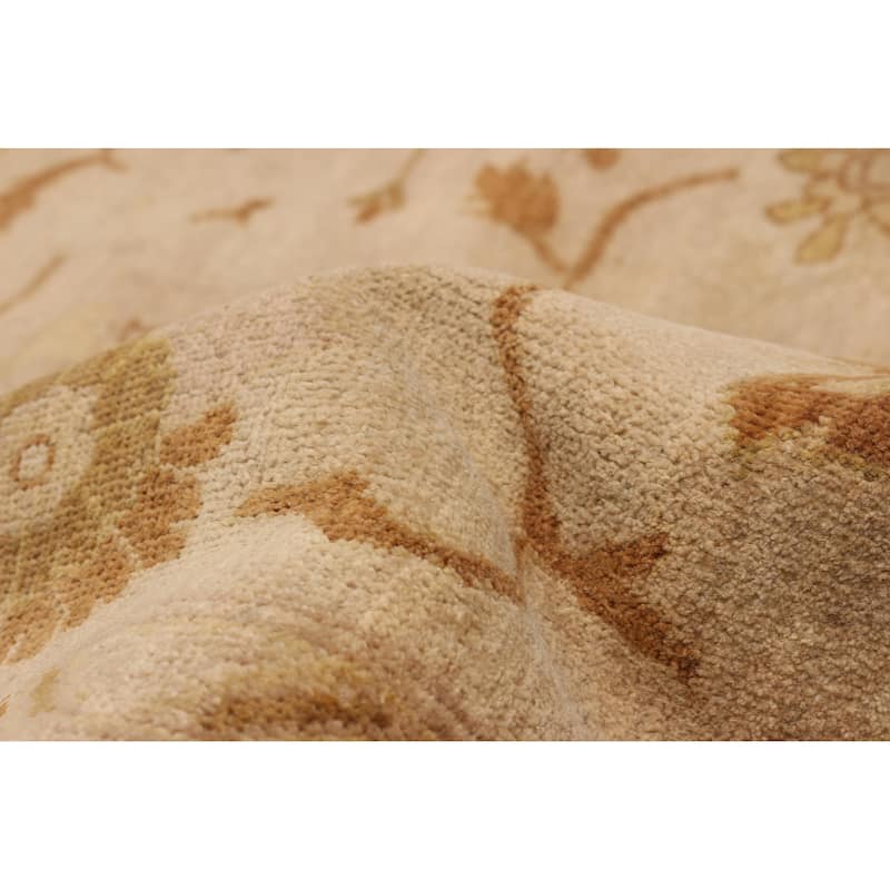 ECARPETGALLERY Hand-knotted Chobi Finest Beige Wool Rug - 7'10 x 9'6