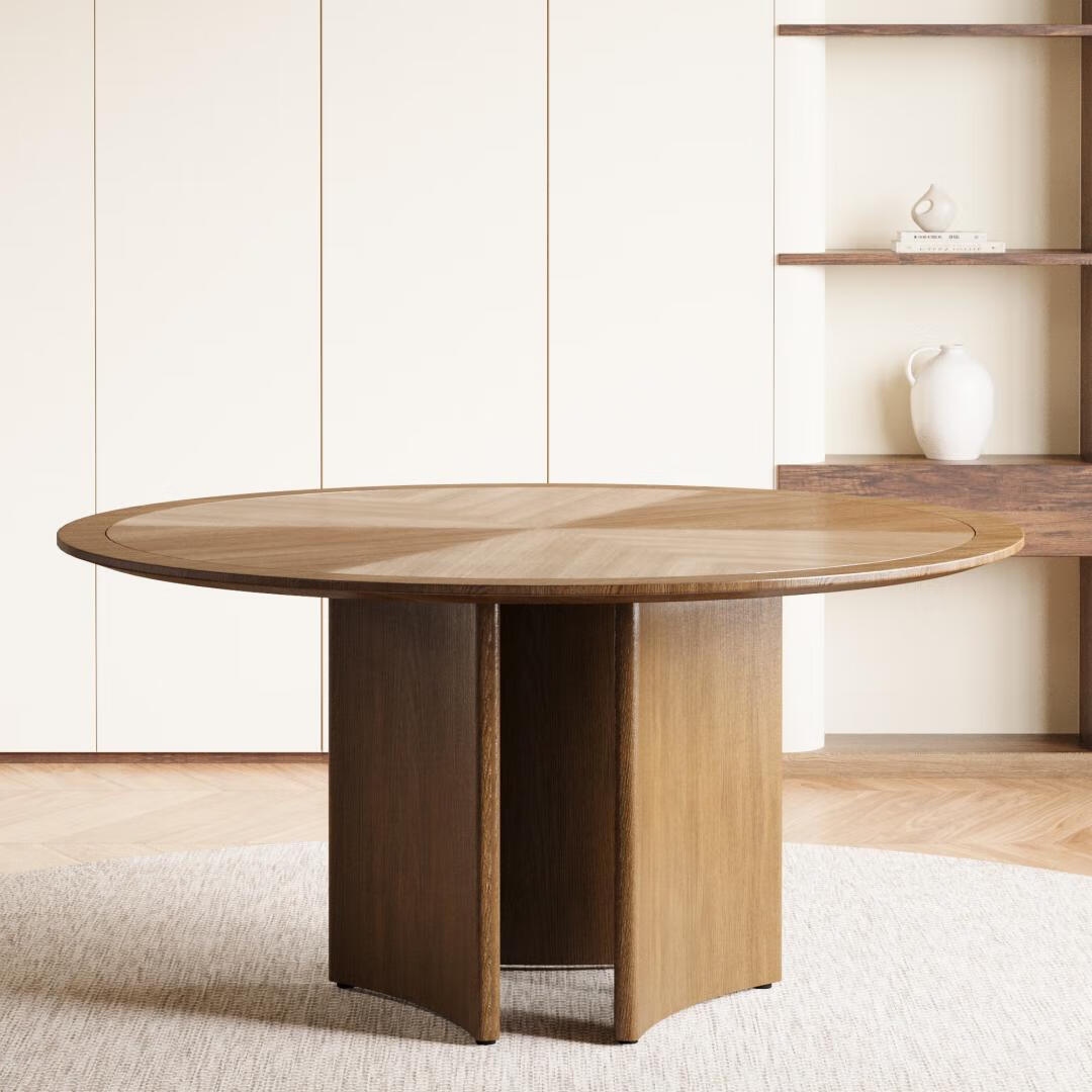 BYO TABLE D LEG 120×60 OAK Have a question about Lirago Round Oak Wood 60 in. Column