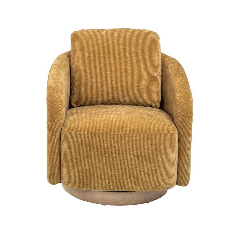 30.3"W Swivel Accent Barrel Chair
