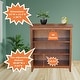 preview thumbnail 2 of 9, Shaker Solid Wood Bookcase, 36" High