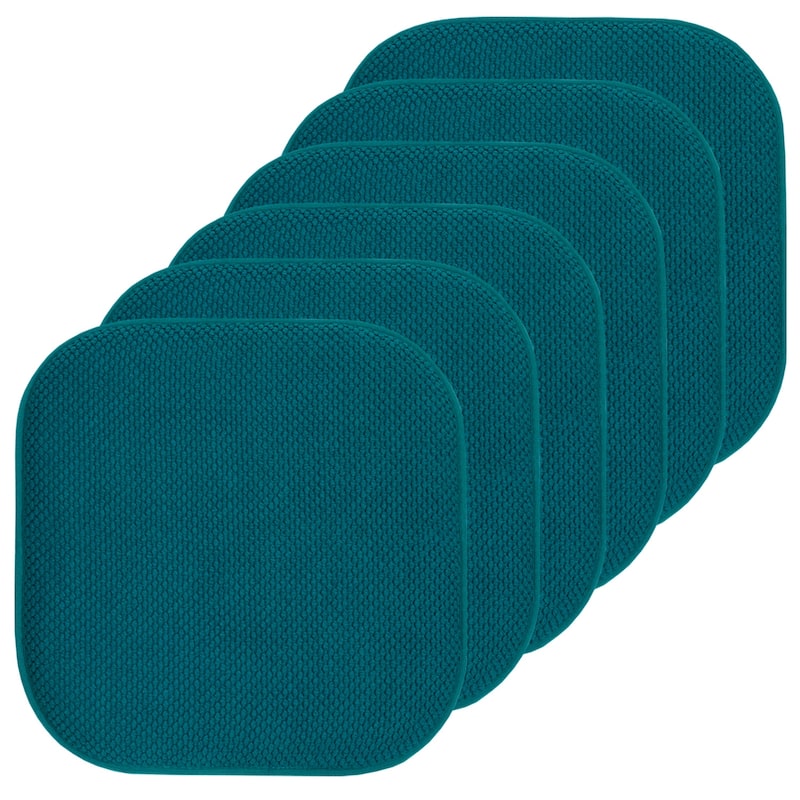 16-in. Square Non-slip Memory Foam Seat Cushions (2 OR 4)