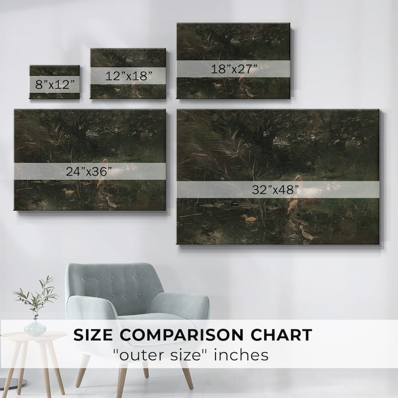 Vintage Landscape -CDXCII -Gallery Wrapped Canvas