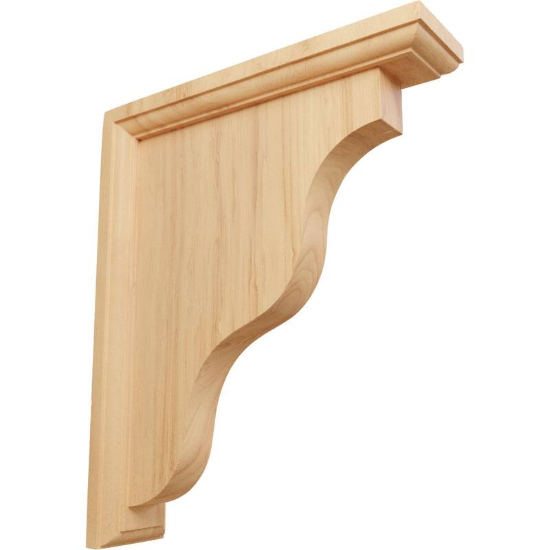 Hamilton Traditional Bracket - 2 1/4 W x 9 D x 11 H - Red Oak