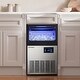 preview thumbnail 2 of 9, Costway Commercial Spray-Type Ice Maker Machine, Under Counter & - 18.5” x 13.78” x 24.65”(L x W x H)
