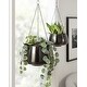 preview thumbnail 7 of 15, Kate and Laurel Marquez Hanging Planter Set - 2 Piece