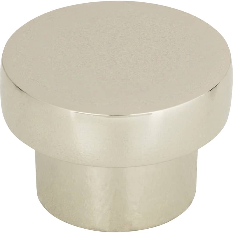 Atlas Homewares Chunky Knobs 1-3/8 Inch Mushroom Cabinet Knob - Polished Nickel