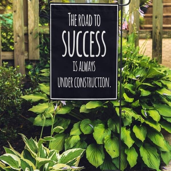 Shop Quote Inspirational Vintage Funny Quotation Meme Construction Positive Garden Flag Decorative Flag House Banner 28x40 On Sale Overstock 31407338