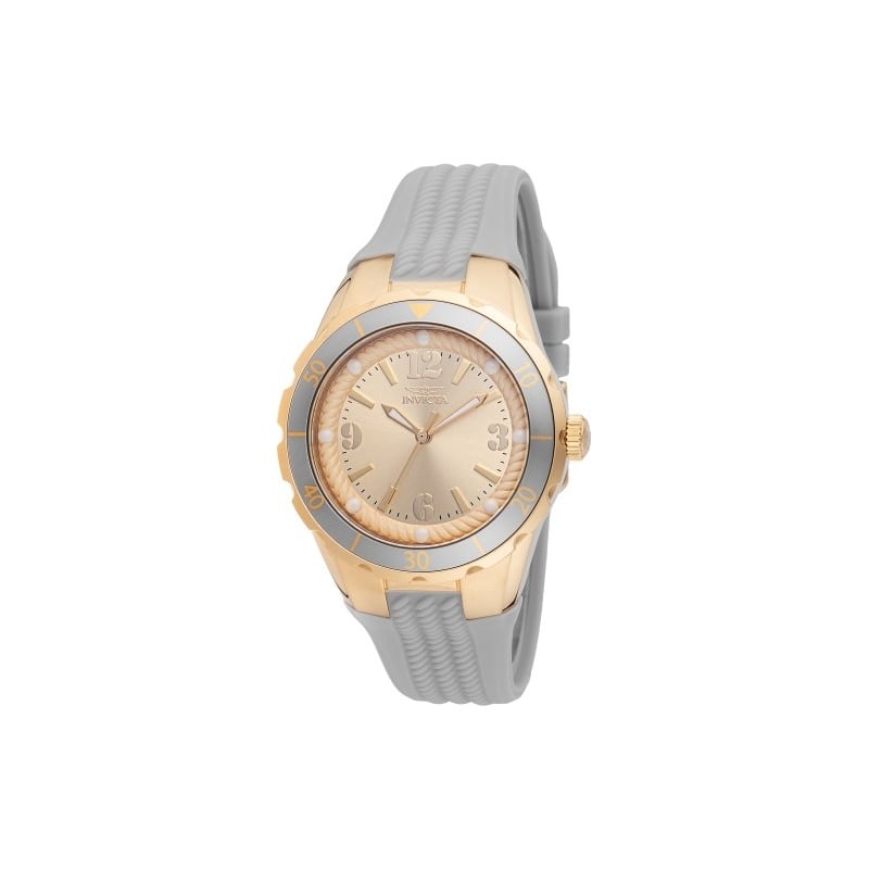 Invicta Women's 48850 Angel Quartz 3 Hand Gold Dial Watch