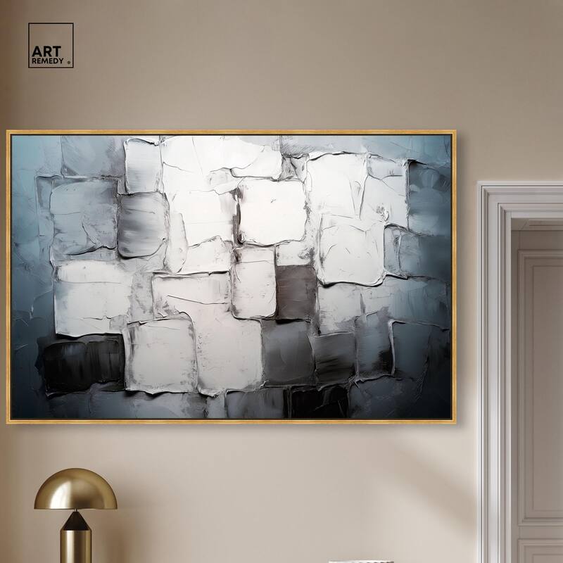 Urban Grid Canvas by Art Remedy