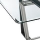 preview thumbnail 71 of 98, Kai Anastasia 7 Piece Rectangular Glass Dining Table Set with Metal Frame and Upholstered Chairs