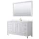 Option White / White Quartz Top / Brushed Gold Hardware